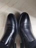 奥康（Aokang）商务休闲鞋男皮鞋简约时尚套脚平底鞋男士青年男鞋 黑色43码 实拍图