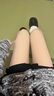 浪莎光腿神器冬季打底裤女袜外穿加绒加厚保暖裤大码女踩脚连裤袜 肤色连脚袜（加绒200克） 1条 实拍图