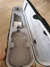 克莉丝蒂娜（Christina）小提琴专业考级演奏儿童初学者手工成人学生小提琴送琴盒琴弦肩托 V04新款哑光 3/4身高140cm以上 实拍图