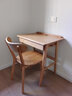 源氏木语 实木书桌现代简约北欧电脑桌橡木办公桌家用小户型梳妆台 【11】原木色书桌0.7米 +Y00S12椅子 组装 实拍图