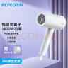 飞科（FLYCO） 电吹风机便携家用宿舍学生大功率吹风筒速干可折叠送女友 【1800W速干】负离子FH6276-奶白色 实拍图