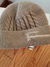 SOMUBAY 帽子女加绒防寒毛线帽围巾秋冬季针织帽保暖韩版围脖套装月子帽 MX-597卡其色(帽子)【加绒款】 均码有弹性 实拍图