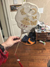 澳颜莱蚕丝扇子diy材料包含蚕茧新中式配件装饰扇框古风空白手工圆扇 花瓣扇型框+40cm杆+蚕茧 实拍图