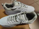 安踏男鞋运动鞋子男士冬季皮面防泼水透气轻便软底白色跑步休闲鞋 【皮网拼接】浮云灰/浅银灰-1 42.5 实拍图