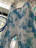 浪莎夏季中国风棉绸睡衣女薄款春秋新中式古风气质长袖绵绸家居服套装 大朵花蓝色 XL(建议115-130斤) 晒单实拍图