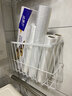 坤奉厨房冰箱磁吸置物架保鲜袋纸巾神器侧面夹缝调料品保鲜膜收纳架 白色-小号【经典粘钩款】 实拍图