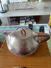 银器时代 景舟石瓢银壶泡茶壶足银999家用壶纯手工功夫茶具一张打银茶壶 大号岩目纹300克 350ml 实拍图