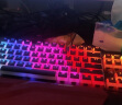 双飞燕（A4TECH）B975血手幽灵机械键盘 有线键盘游戏键盘三代全光轴RGB背光键盘茶光轴轻音版顺丰包邮 B975P三代橙光轴枪声PBT布丁键帽 RGB 实拍图