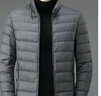 恒源祥品牌轻薄羽绒服男士2025年秋冬季新款纯色超轻便立领短款保暖外套 YR8008款绿色 90%白鸭绒轻便保暖 L 175建议120-135斤) 实拍图