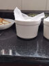 洁雅杰陶瓷碗炖盅带盖隔水汤盅蒸蛋羹燕窝盅家用单人份4.5英寸纯白 实拍图