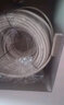 万级网线超六类非屏蔽【国标23AWG-0.57mm纯无氧铜芯】CAT6A万兆高速网络工程家装监控布线一箱100米白 实拍图