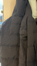 坦博尔羽绒服女短款秋冬连帽宽松保暖女士外套厚TBF510356J 黑色 165  实拍图