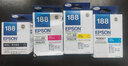 爱普生原装EPSON爱普生T188打印机墨盒 WF-3641 WF-7621 WF-7218WF-7728 T1881-T1884墨盒一套四色 原装标准装1个 实拍图