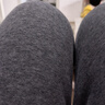 红蜻蜓羊羔绒运动裤女保暖加绒裤春季哈伦休闲裤卫裤外穿厚棉裤女 加绒灰色 XL 实拍图