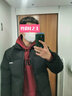 西域传奇 棉服男士潮牌ins港风秋冬季加厚新款潮流羽绒棉衣服情侣装外套男 黑 3XL （适合155斤-170斤） 实拍图