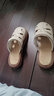AIZUNSHI包头凉鞋女洞洞鞋2024新款春夏季两穿包头半拖鞋外穿孕妇森系单鞋 208米白色 38 (240mm) 实拍图