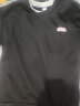 鹿凌青长袖T恤男圆领打底衫衣服男女情侣秋冬季青少年宽松卫衣男上衣 黑色 加绒 M 实拍图