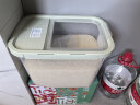 乐扣乐扣（LOCK&LOCK）塑料米桶杂粮塑料储藏桶防潮防虫密封储米箱12升HPL561MIT薄荷绿 晒单实拍图