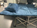 瑞仕达（Restar）折叠床单人办公室折叠午休午睡床居家陪护单人床便携式行军床 豪华款-平款+4D枕【男士推荐】 套餐二（灯芯绒床垫+枕） 实拍图
