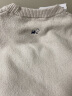 杰克·琼斯（JACK&JONES）春季新款男士简约时尚圆领长袖纯色针织衫毛衣打底衫上衣衣服男装 白帽灰A03 175/96A/M 晒单实拍图