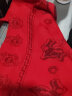 迷你巴拉巴拉女童连衣裙新年设计师针织复古旗袍裙子231123111003中国红120 晒单实拍图