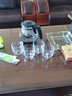 乐唯诗 茶壶玻璃泡茶壶耐高温加厚花果茶壶茶具不锈钢过滤网茶水壶杯子 沁雅茶具5件套【黑色】 实拍图