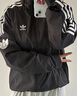 三叶草（Adidas）经典款 黑白 侧边三条纹 立领长袖 梭织 风衣 夹克 外套 男女 GN3535/JM2716 M 实拍图