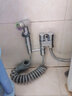 友莱卫浴（Yoroow） 铜体马桶喷枪套装卫生间妇洗器马桶伴侣喷水枪增压一进二出角阀 Y64042A短款马桶伴侣套装  实拍图