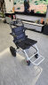 康倍星（COVNBXN）轮椅老人折叠轻便家用医用可上飞机便携式老人老年手动轮椅推车简易小轮椅可带拉杆 2|经典白色大轮款-12英寸实心大轮-可立 晒单实拍图
