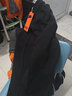 有志者（UZIS） 运动卫裤男秋冬加绒长裤束脚训练美式宽松休闲篮球裤子[切割2.0] 【针织直筒】黑（加绒） XL 实拍图