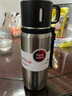 杯鑫格 保温杯男女316不锈钢大容量茶水分离泡茶杯子便携壶带滤网水杯子 一杯双盖免费刻字钢本色600ml 实拍图
