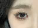 海俪恩彩色隐形眼镜美瞳半年抛大直径 马卡龙之吻1片装 原野棕 750度  实拍图