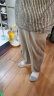 米兰登（MILANDON）2024夏季新款中老年女装妈妈装冰丝八分小直筒裤女薄款WP210131M 灰色 3XL 晒单实拍图