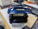 跃纪生（YUEJISHENG）广汽丰田原厂 1:18 TOYOTA  合金汽车模型 2021款新汉兰达车模 2021款汉兰达 蓝色 实拍图