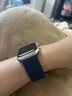 MSSM适用苹果手表表带iwatch尼龙编织表带apple watch ultra2/S10/9/8/7/6/SE【午夜蓝】·38/40/41MM 实拍图