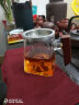 雅集公道杯耐热玻璃公道杯木把分茶器功夫茶具配件观山款 实拍图