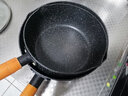 天喜（TIANXI）天喜雪平锅汤锅家用泡面锅炖锅麦饭石不粘锅汤桶煮粥蒸煮奶锅小锅 22CM大号-无盖 22cm 实拍图
