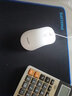 飞利浦（PHILIPS） 鼠标有线USB家用办公商务笔记本台式电脑电竞静音游戏 白色（静音版）+鼠标垫 实拍图