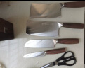 张小泉厨房刀具六件套菜刀切片刀斩骨小厨刀带磨刀器D31300100 实拍图