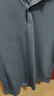 皮尔卡丹（pierre cardin）高档桑蚕丝短袖t恤男士翻领中年爸爸装夏季商务休闲半袖真丝polo 蓝色 2XL 180/96A(建议145-160斤) 实拍图