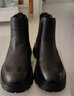 百丽（Belle）休闲切尔西靴男潮酷街头套脚休闲短靴皮靴加绒A0598DD1预售 黑绒里-A0598(筒高11CM) 39 (245mm) 实拍图