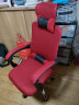 奥伦福特 电脑椅 办公椅子 靠背椅 可躺电竞椅家用人体工学网布椅转椅 红色可躺+搁脚 实拍图
