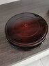 伊莲 旋转仿红木木质圆形花盆花瓶底座 奇石佛像摆件底座 底托盘 直径14CM 实拍图