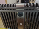 美的（Midea）【硬钢科技】取暖器/电暖器/电暖气片家用/取暖炉/WIFI智能遥控加宽14片双擎取暖电热油汀HYX22TR 实拍图