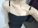 圣保美黑色吊带裙连衣裙夏季女装2025新款显瘦高级感气质赫本风裙子夏天 黑色 S 码 实拍图