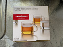 金灶（KAMJOVE） 茶杯玻璃茶杯品茗杯茶具泡茶杯咖啡杯小茶杯饮水杯喝水杯套装  K-106（120ml）四个装 实拍图