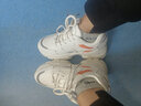 鸿星品尓克断码真皮内增高小白鞋女2025秋季新款厚底网面透气休闲百搭运 866-1米色皮面 （8厘米内增高款 35 实拍图
