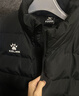 卡尔美（KELME）秋冬运动棉衣男足球训练棉马甲休闲保暖防寒背心棉服棉袄 黑色(爪子logo) XL 实拍图