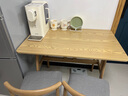 爱派森餐桌小户型家用现代简约餐桌椅休闲快餐厅桌椅组合饭桌长方形 暖白色120*60:一桌两椅 实拍图