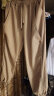 闲合漫 特大码胖mm300斤工装哈伦裤女文艺夏季宽松新款萝卜休闲灯笼裤子 卡其色 2XL 125-160斤 晒单实拍图